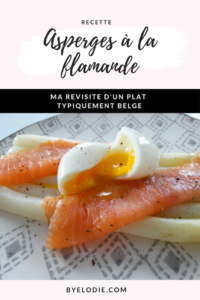RECETTE ♢Asperges à la flamande, revisite d'un plat typiquement belge